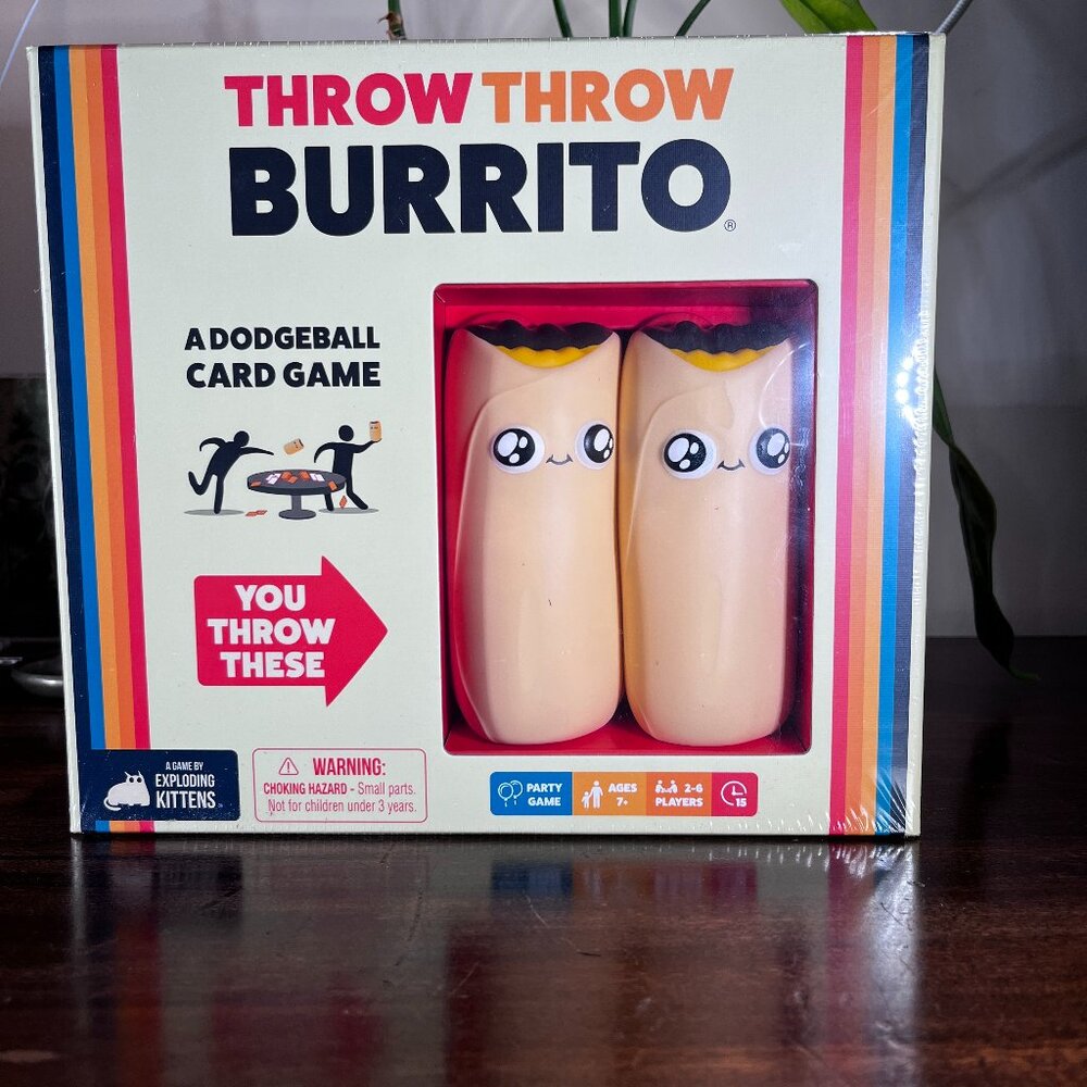 Burrito dodgeball party card game